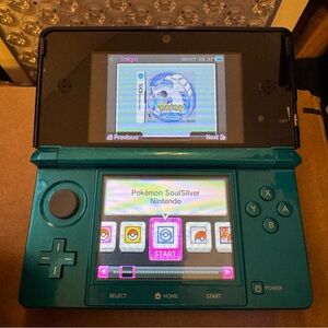 Original Aqua Blue Nintendo 3ds 128gb